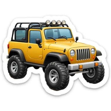 sport type off road side by side sticker