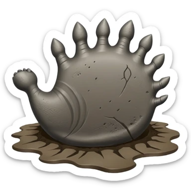 Dino Footprint sticker