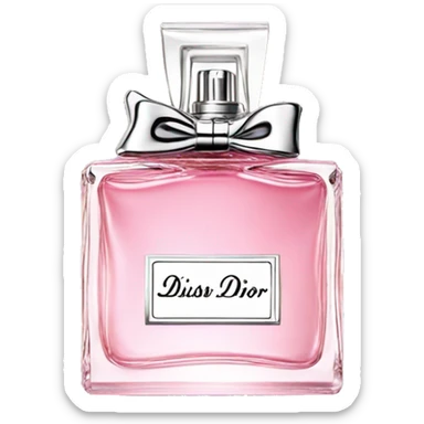 Miss dior perfume sticker