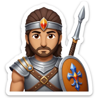 Armenian ancient warrior sticker