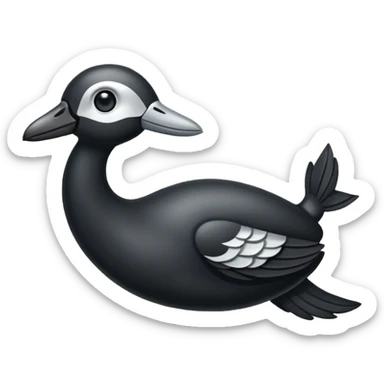 Mancuerna vista desde el ángulo derecho sticker