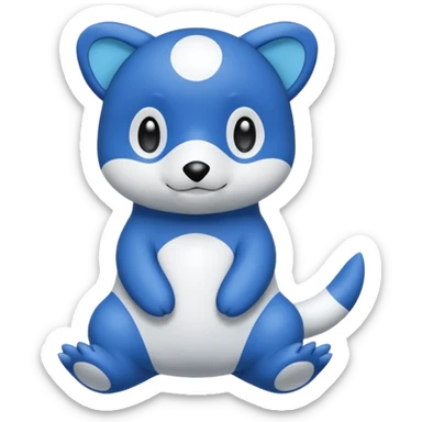 Popplio-Oshawott-Fakémon-hybrid (full body) sticker