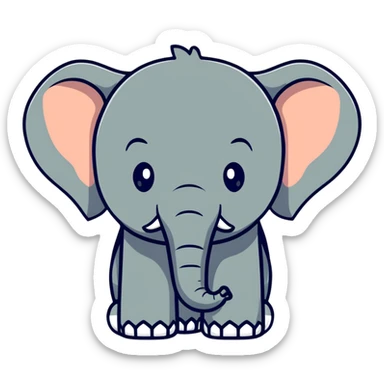elephant sticker