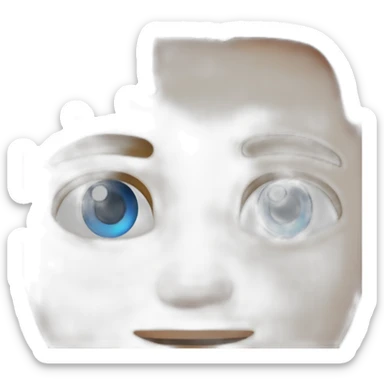 Leonardo DiCaprio with blue eyes sticker