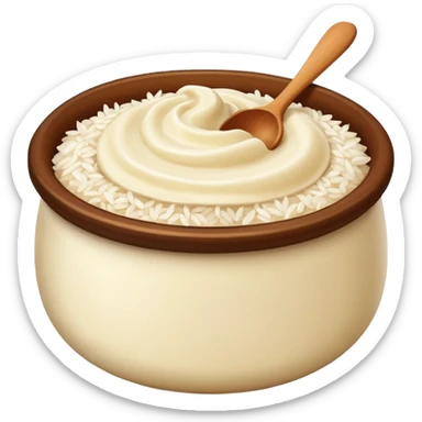 pot of rice cream nestum sticker