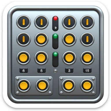 Generate realistic hydraulic control system for aircraft sticker