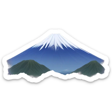 mount fuji sticker