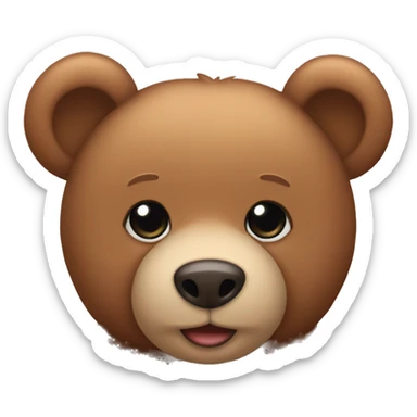 Teddy bear sticker