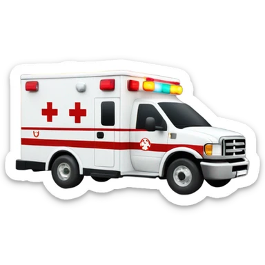 Speeding ambulance  sticker