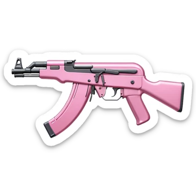 Pretty pink ak47 sticker