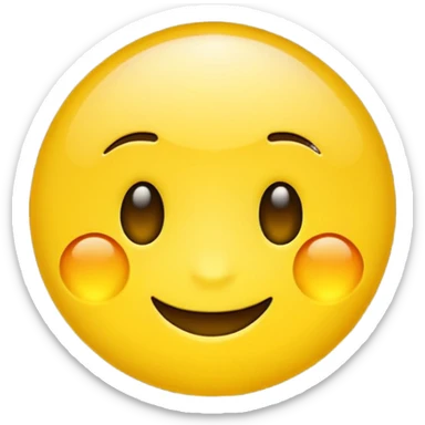 I want to make a emoji only N in glowing a simple design yellow without background sticker