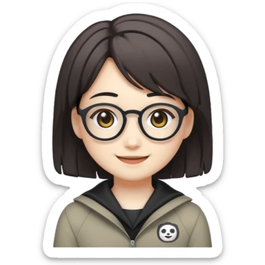 small cute dokkaebi smiling, Slack emoji style sticker