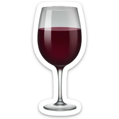 wine red emoji sticker
