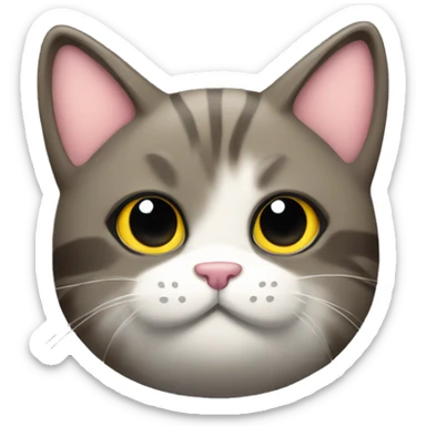 um gato fofo sticker