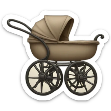 Poussette sticker