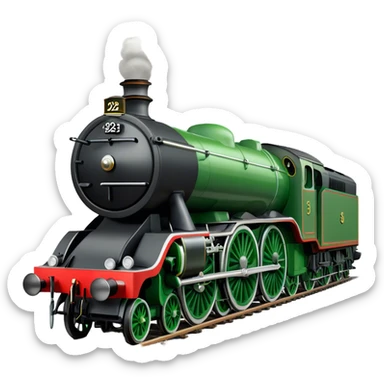 Steam Train - Flying Scotsman (Model Year: 2022) (Iconic colour: Green) sticker