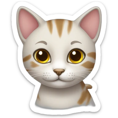 Little nice cat sticker