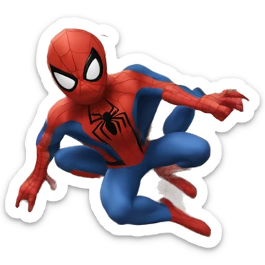 Spider-Man selling a roof sticker
