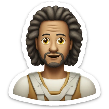 ancient aliens guy sticker