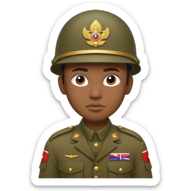 ww1 Thai solider sticker