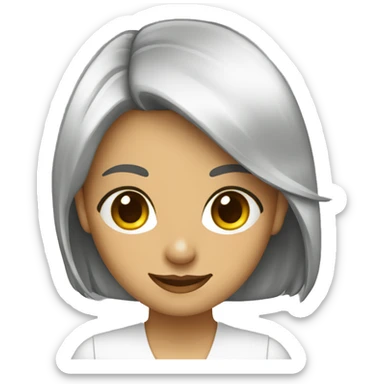 Diseñadora grafica morocha sticker