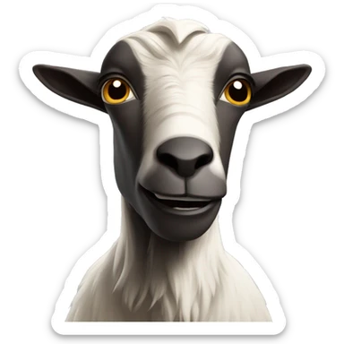 disgruntled goat sticker