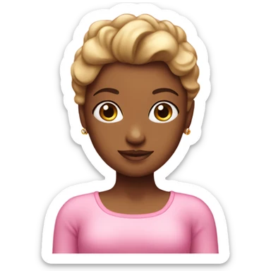 Pink Pilates princess  sticker