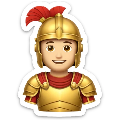 Roman empire soldier emoji sticker