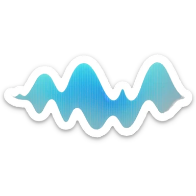 sound wave sticker