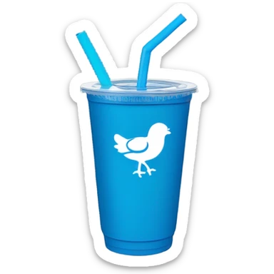 large blue powerade from chikfila sticker