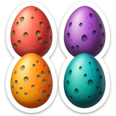 Secret dragon eggs sticker