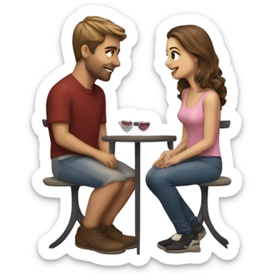 Hyper Realistic Romantic Date sticker