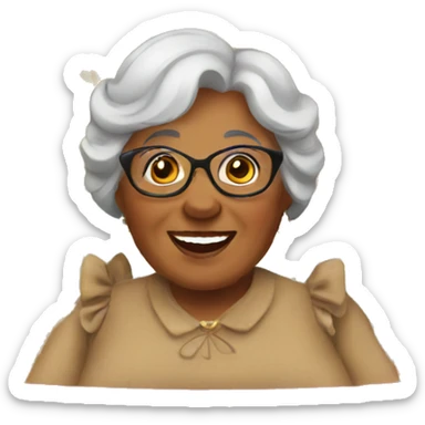 grandmothers on the carousel sticker