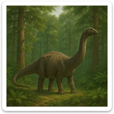 Brontosaurus sticker