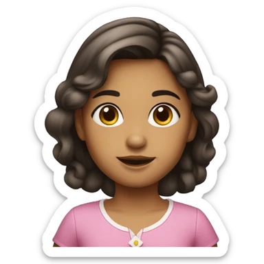 Niña de 20 años  sticker