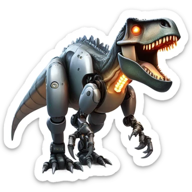 Robo t rex  sticker