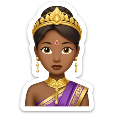 The emote is meant to depict a Thai woman in the classic attire of her country. sticker