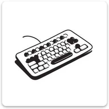 computer keyboard sticker