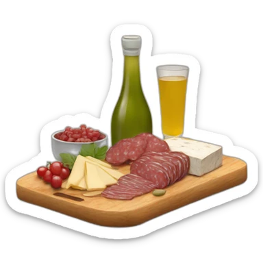 Charcuterie board sticker