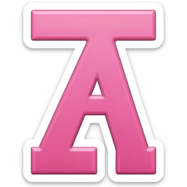 pink math symbols - addition, subtraction, multiplication, division sticker