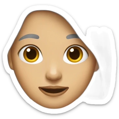 Mujer 50 años pelo teñido sticker