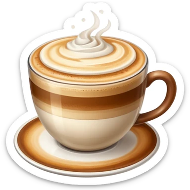 ￼￼ Cappuccino sticker