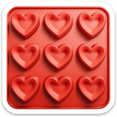 Silicone cake mold sticker