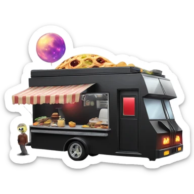 Darth Vader’s dream house/food truck  sticker