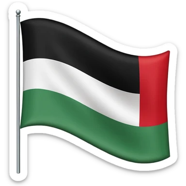 Iraqi baathist sadam flag sticker