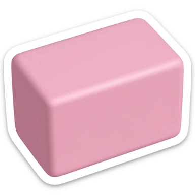 pastel pink yoga block sticker