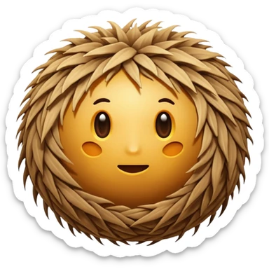 tumbleweed no face sticker