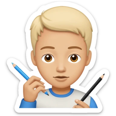 a game with drawing, scribblio sticker