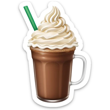 starbucks chocolate cream frappe sticker