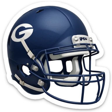 College football player helmet in a deep, dark color

 sticker